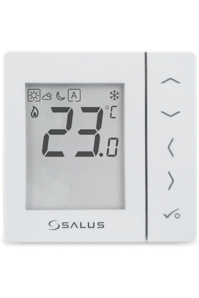 SALUS Termostat neprogramabil VS 35 W, 230 V, alb