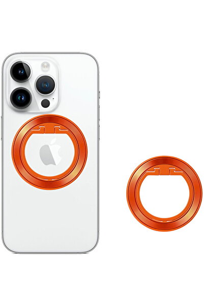 Techsuit Suport rotund pentru telefon - (MPR 2) - Portocaliu