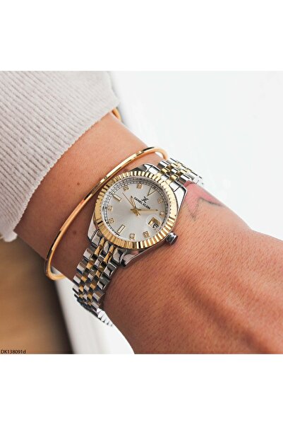 Daniel Klein ساعة يد نسائية بحزام فولاذي DK138091