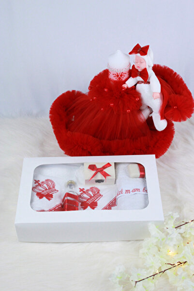 GoVo Kids Set complet trusou botez cu lumanare, Regal cu coroana – Trusou ele...