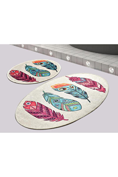 Talis Set of 2 Feather Bath Mats