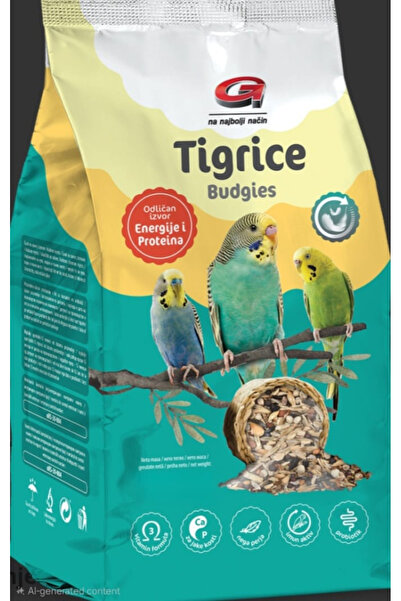 Gebi Tigrice Parrot Food, cereal mix with vitamins and minerals, 10 kg