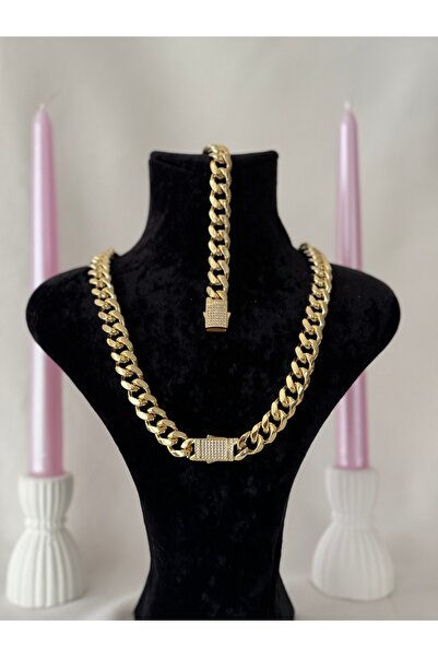 Derya Çelik Takı Xuping Taşlı Kalın Gurmet Set