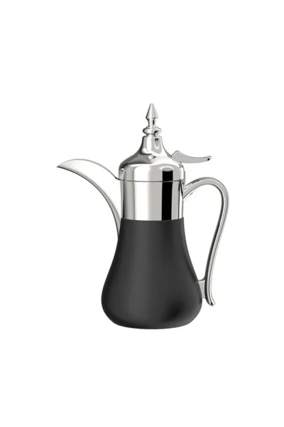 Generic Stainless Steel Coffee Thermos Silver + Matte Black