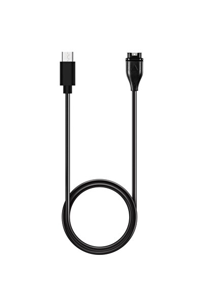 Techsuit Charger for Garmin Watch, USB-C, 5W, 1m - Black