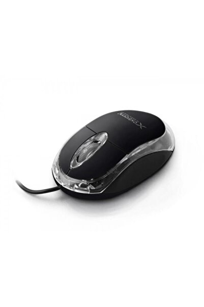 Extreme Mouse XM102K 1000 DPI Ambidextru Negru
