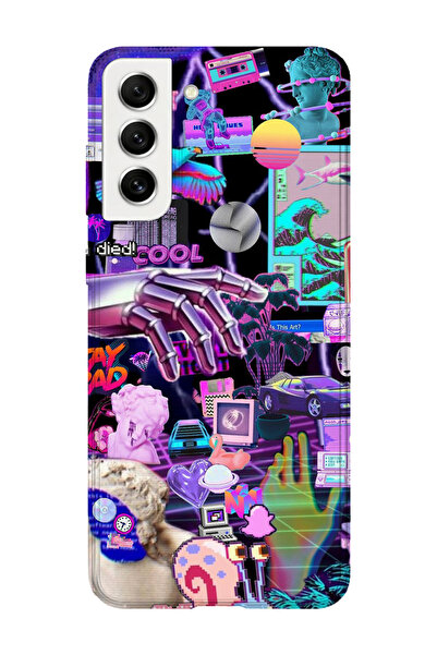 lelia حافظة هاتف شفافة مطبوعة متوافقة مع هاتف سامسونج جالاكسي S22 بلس |   الم...