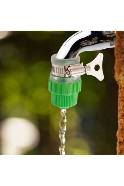 newnet Adaptor universal pentru robinet pentru furtun de grădină, cu clemă, p...