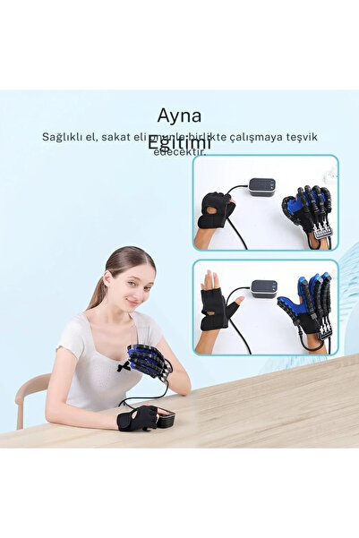 sz master bilişim Sol M Rehabilitasyon Robot Eldiveni Aynalı El Terapisi Ciha...
