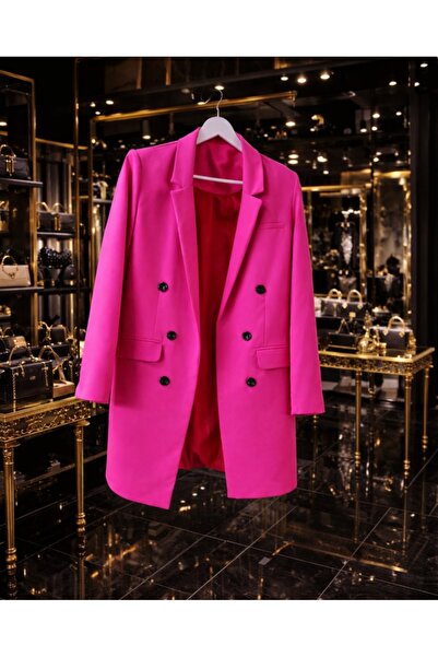 Butik Fuşya blazer ceket