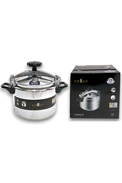 Al Nokhba 9L Aluminum Pressure Cooker with Safety Lock Lid | Fast & Easy Cook...