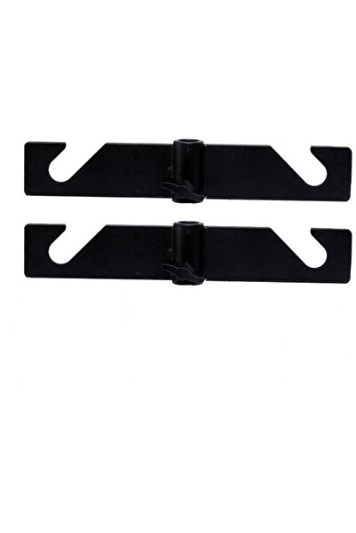 Generic Set of 2 Hooks for Cardboard Background Support with Tripod Fixing