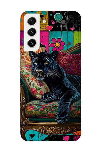 lelia حافظة هاتف شفافة مطبوعة متوافقة مع هاتف سامسونج جالاكسي S21 بلس |   مجم...