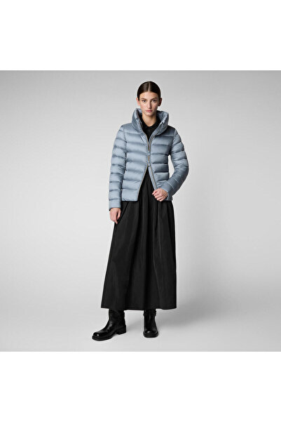 SAVE THE DUCK Kadın Şişme Mont Mavi - Elsie