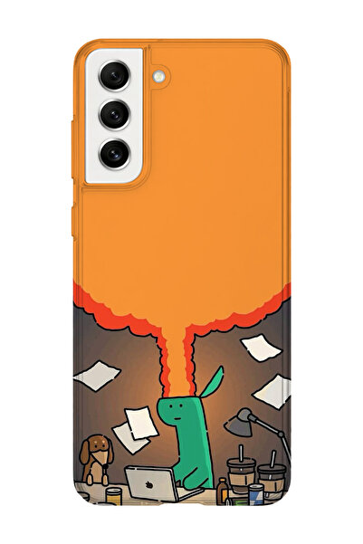 lelia حافظة هاتف شفافة مطبوعة متوافقة مع هاتف سامسونج جالاكسي S21 بلس |   مجم...