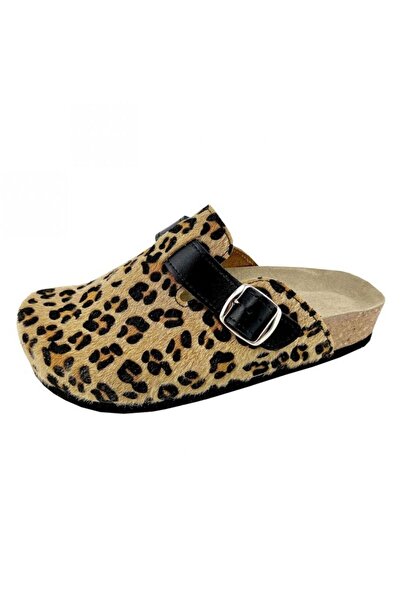 VESNA Saboți din piele 235 leopard