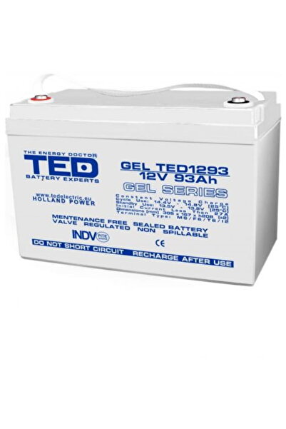 TED Electric Baterie AGM VRLA 12V 93A GEL cu ciclu profund