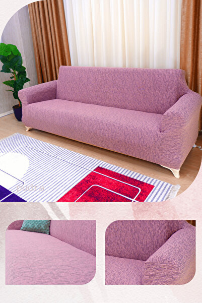 Uy Style Jakarli, Rubberized Sofa Cover, Stain-Resistant, for 3-Seater Sofa (...