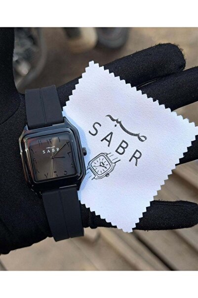 Sabr Black Wrist Watch – Classic Digital Watch with Adjustable Strap