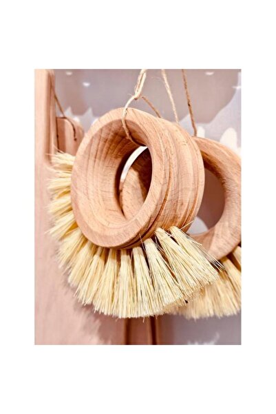 Generic Brand Wooden Vegetable and Fruit Washing Brush Natural Practical Use