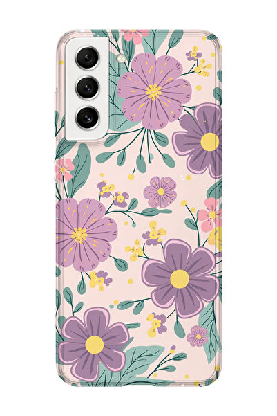 lelia حافظة هاتف شفافة مطبوعة متوافقة مع هاتف سامسونج جالاكسي S21 بلس |   مجم...