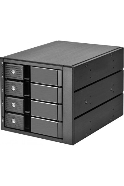 SilverStone Carcasă externă SST-FS304-12G de 3,5 inci, cu 4 compartimente - N...