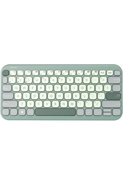 ASUS Tastatură Marshmallow KW100, Bluetooth, Latte cu ceai verde