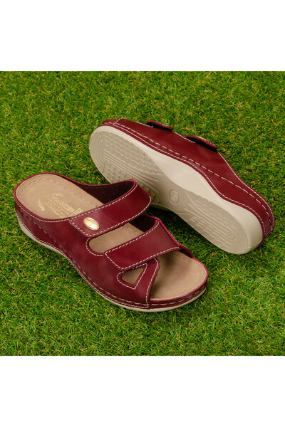 Tellus Women's Sandals, 25-13, Bordeux