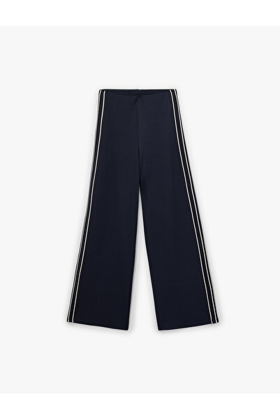 Koton Wide Leg Pants with Stripes on the Sides