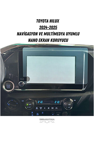 UniqAnatolia Toyota Hilux 2024-2025 Navigation and Multimedia Compatible Nano...