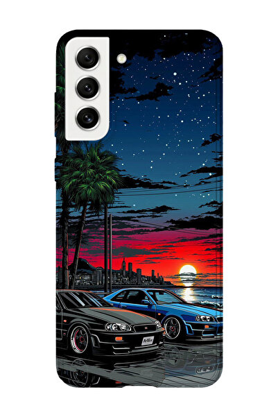 lelia حافظة هاتف شفافة مطبوعة متوافقة مع هاتف سامسونج جالاكسي S21 بلس |   مجم...