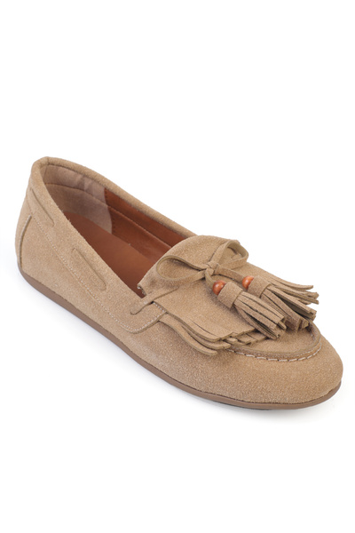 Capone Outfitters Veronique Suede Look Soft Women's Loafer Shoes with Tassels...