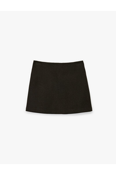 Koton A-Line Mini Tweed Skirt