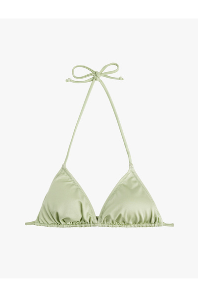 Koton Halter Triangle Bikini Top