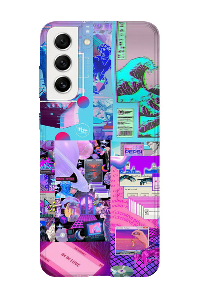 lelia حافظة هاتف شفافة مطبوعة متوافقة مع هاتف سامسونج جالاكسي S22 بلس |   الم...