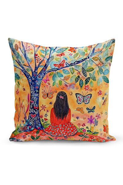 Bertille Home Ανοιξιάτικη Σειρά Κάλυμμα Μαξιλαριού Διπλής Όψης με Ψηφιακή Εκτ...