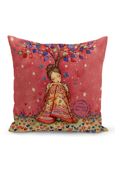 Bertille Home Husă de pernă cu imprimare digitală pe două fețe, seria Spring ...