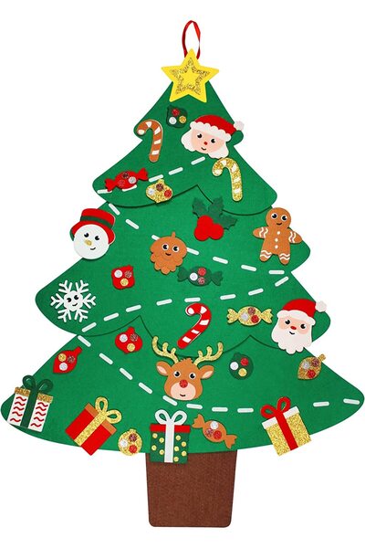 Loolipo Creative set with 30 accessories - Felt Christmas tree, 95 cm