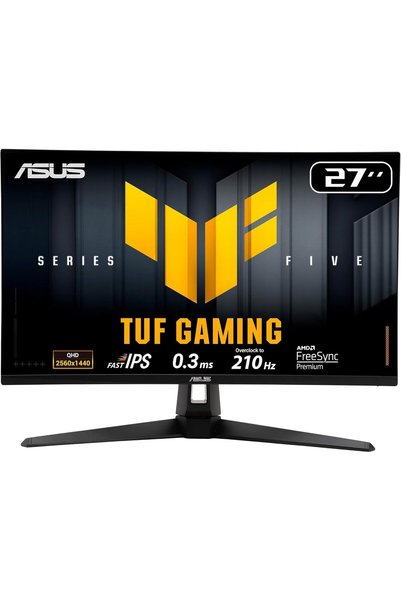ASUS شاشة ألعاب TUF Series 5 VG27AQ5A-J، 27 بوصة QHD (2560x1440)، 210 هرتز OC...