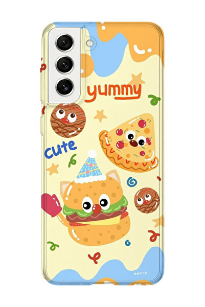 lelia حافظة هاتف شفافة مطبوعة متوافقة مع هاتف سامسونج جالاكسي S22 بلس |   مجم...