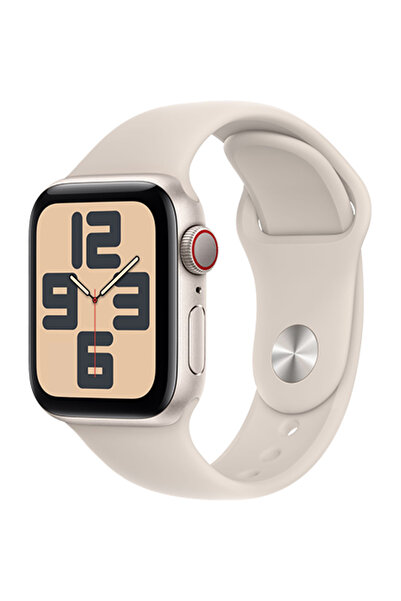 Apple Watch SE LTE 40mm Starlight Aluminium Case with Sport Band M/L Starlight