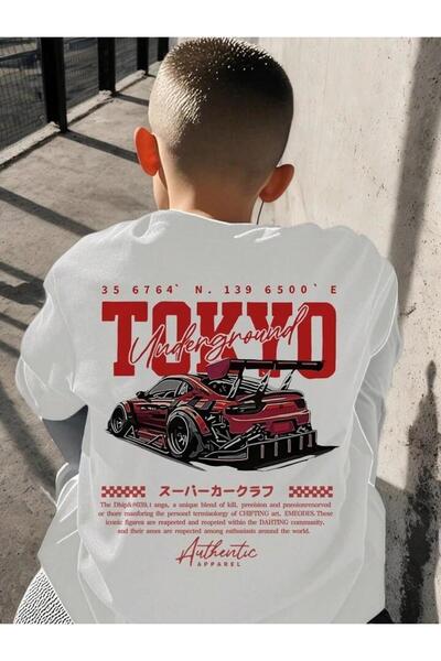 COMANCHERO Tricou cu imprimeu digital colorat Tokyo pentru băieți