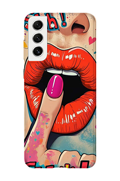 lelia حافظة هاتف شفافة مطبوعة متوافقة مع هاتف سامسونج جالاكسي S22 بلس |   مجم...