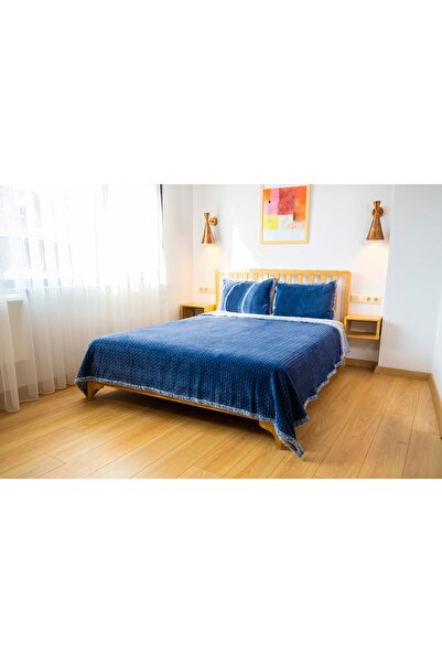 Merinos All Day 3 Parça Çift Kişilik Yatak Örtüsü Set Kutulu