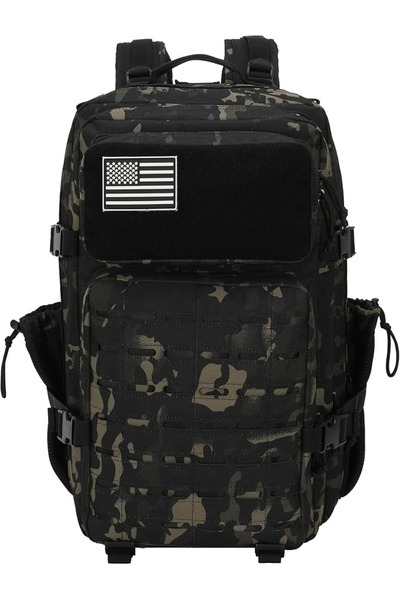 QUİCKPREP 45L Tactical Outdoor Backpack — Waterproof, Multi-Compartment, Camp...