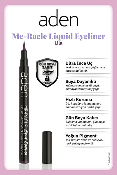 Aden ME-RACLE Likit Eyeliner