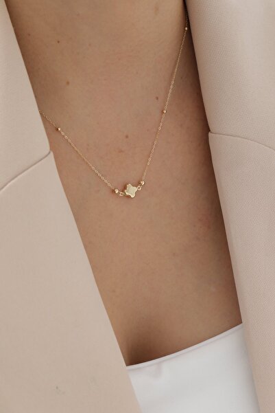 YAVUZ KUYUMCULUK 14 Ayar Altın Yonca Kolye