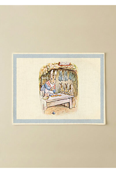 Markaev Easter Rabbit Family Cotton 4-Piece American Service Set