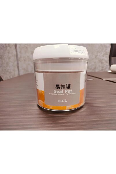 Generic 400 ML Glass & Plastic Seal Pot Airtight Food Storage Container