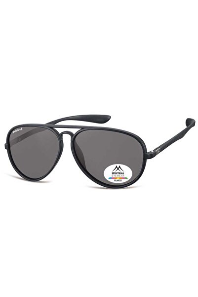 MONTANA Ochelari de soare polarizați Eyewear MP29, negri, lentile fumurii